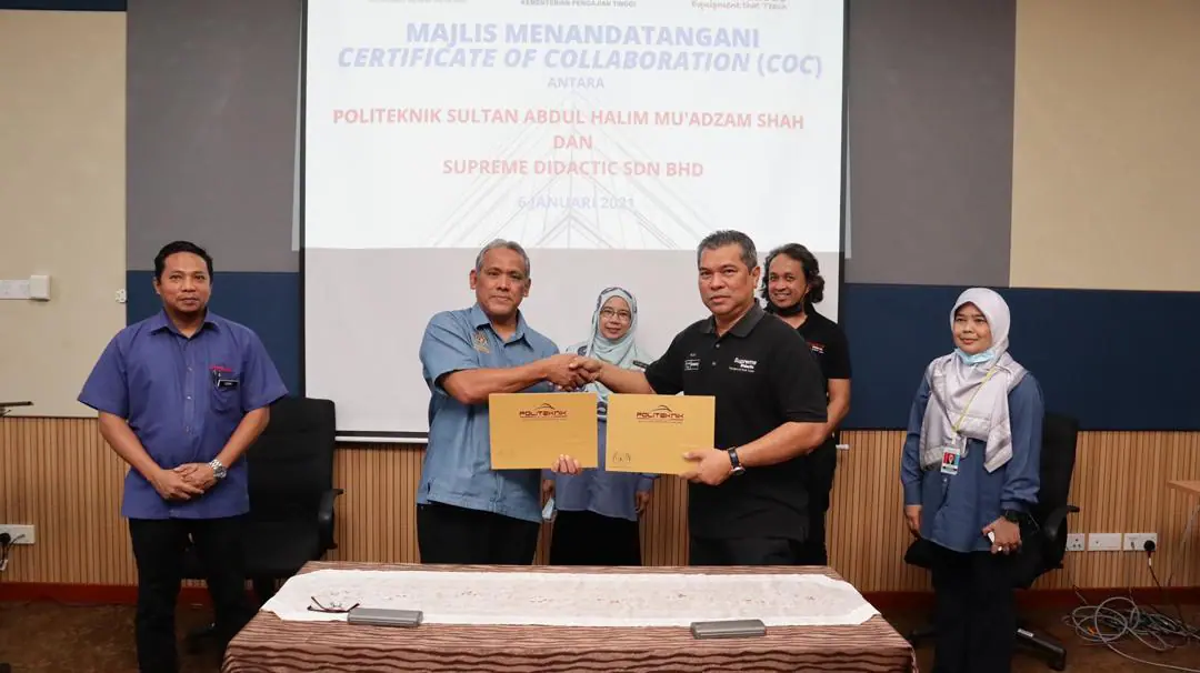 Majlis Menandatangani Certificate of Collaboration (COC) Politeknik Sultan Abdul Halim Mu’adzam Shah